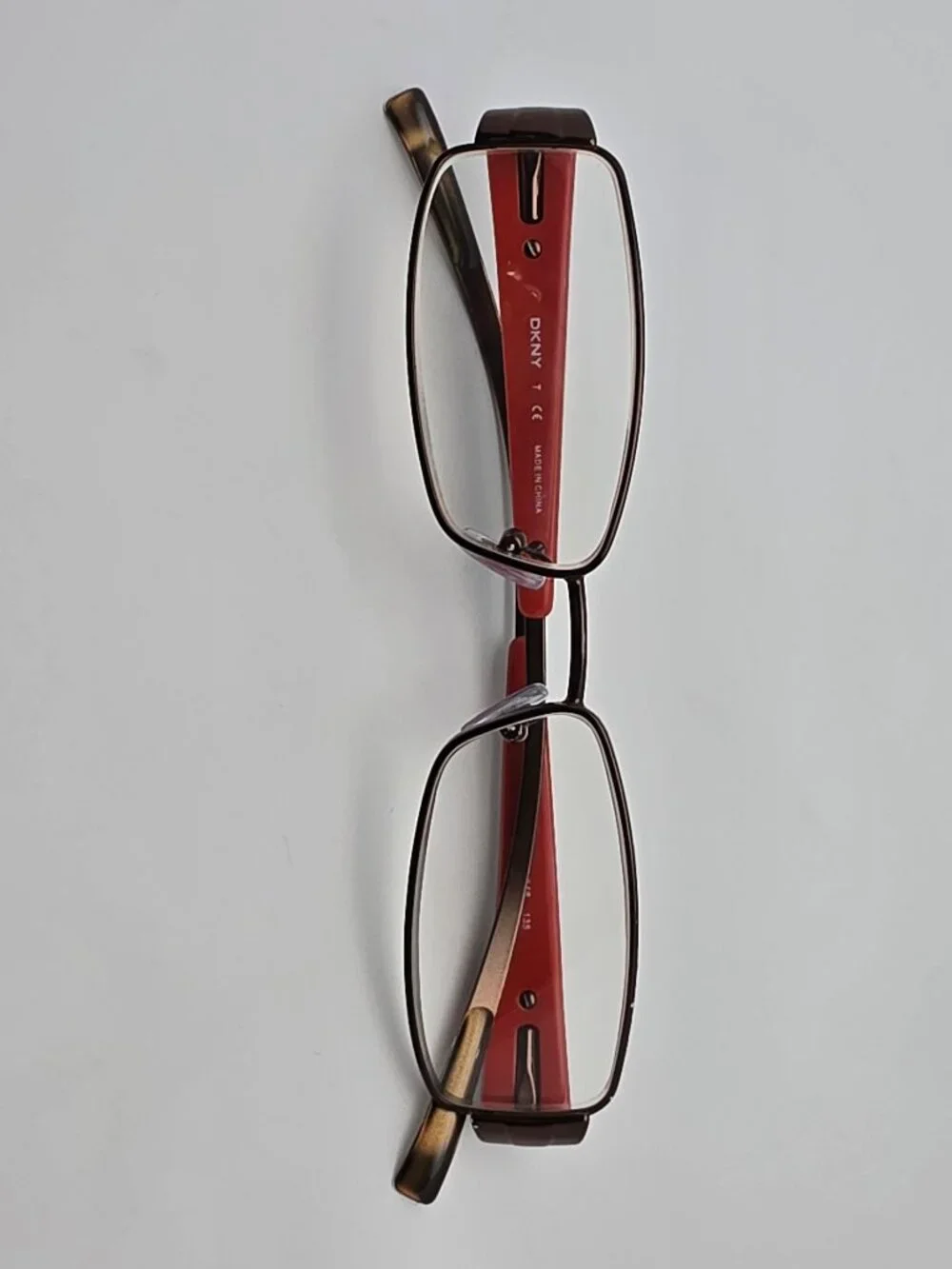 DKNY DY5570 1034 Bronze on Orange Eyeglasses Frame w/ Flexhinge 52-16-135